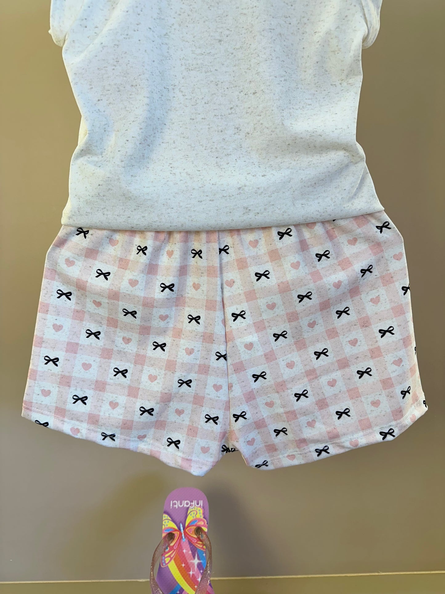 Pijama Infantil Blusa York Dream e Shorts Lacinhos - Infanti