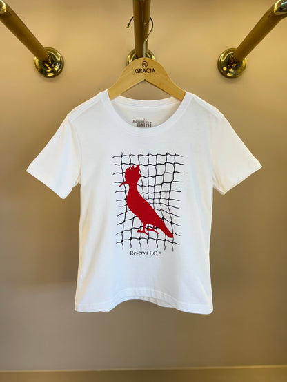 Camiseta Infantil Pica-Pau Rede Off White - Reserva Mini