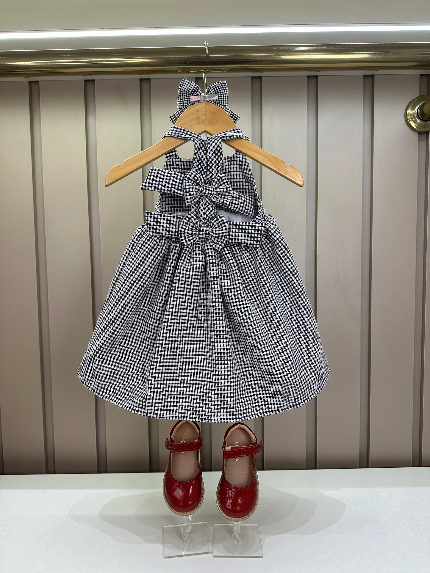 Vestido Bebê Pied Poule - Roana