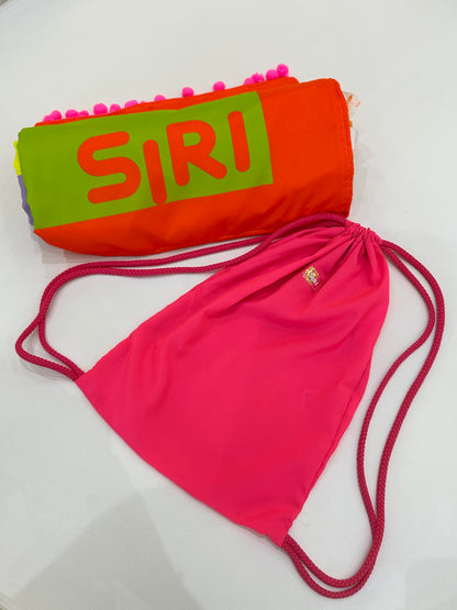 Toalha Infantil Est. Picolé com Bolsa - Siri Kids
