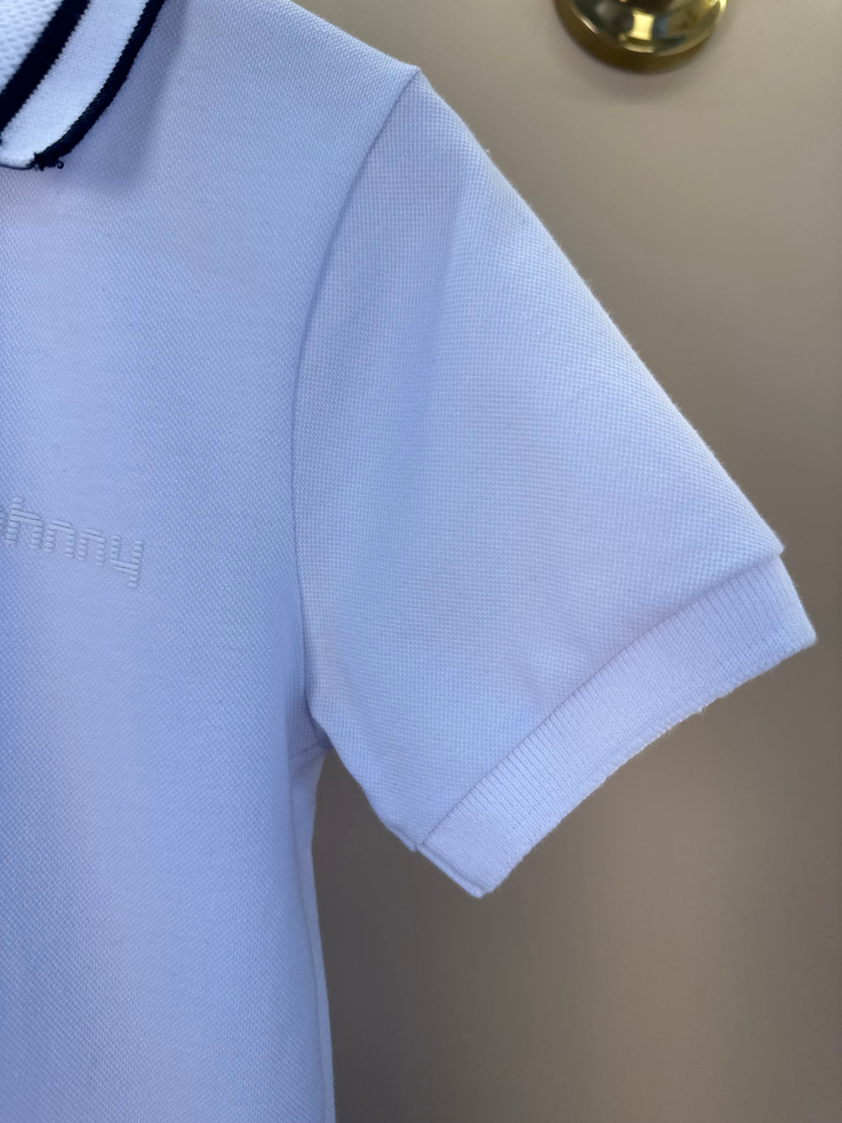 Camisa Polo Piquet Johnny Branco - Little Johnny