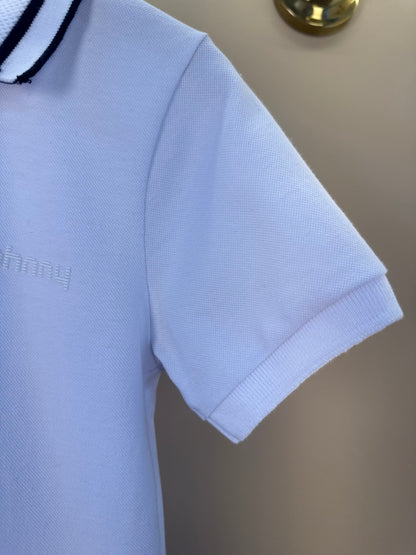 Camisa Polo Piquet Johnny Branco - Little Johnny