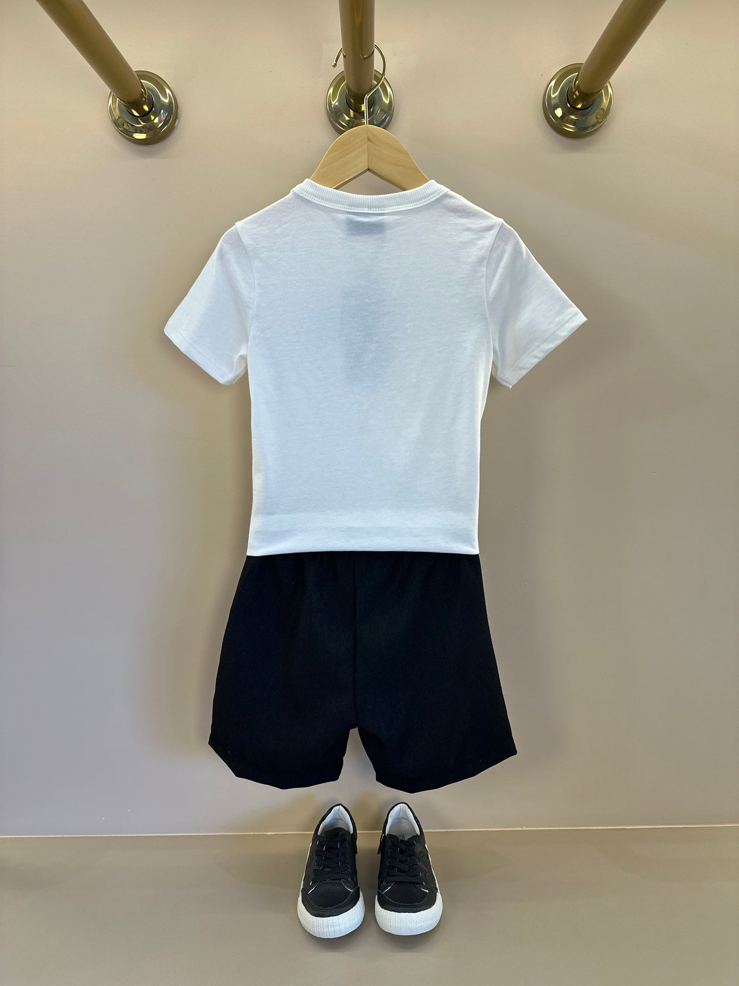 Conjunto Infantil Camiseta Pérola NY Street e Bermuda - Youccie