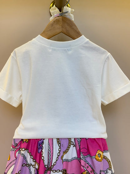 Conjunto Infantil Blusa e Saia Essentials Disney - Animê