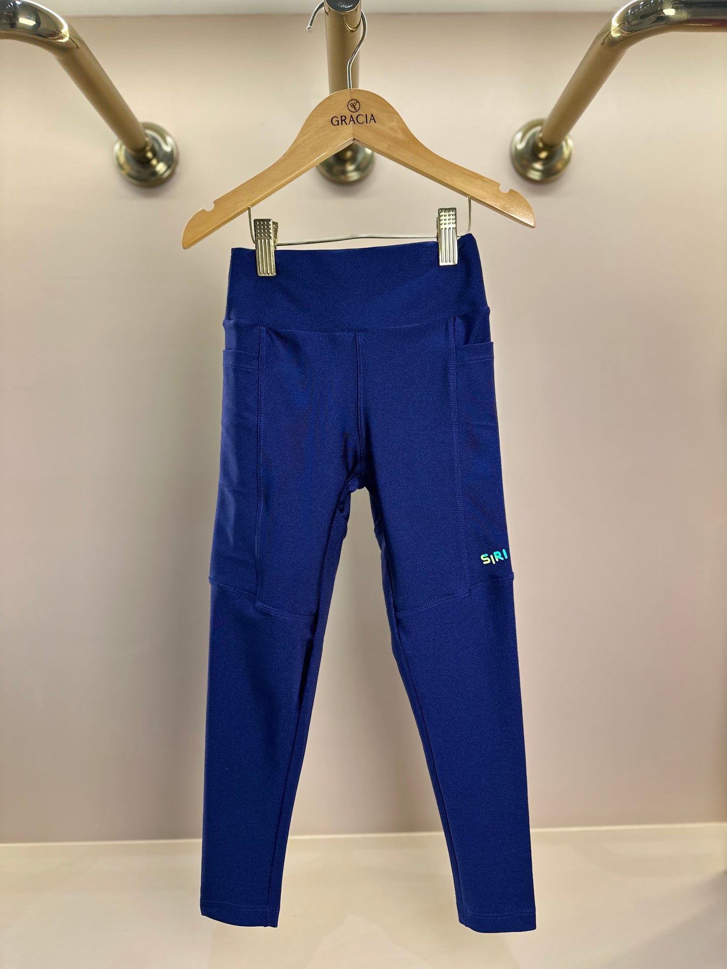 Legging Fuseau Infantil Soraia Trilobal Marinho - Siri Sport