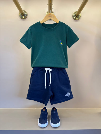 Camiseta Infantil Patch Copa Verde - Reserva Mini
