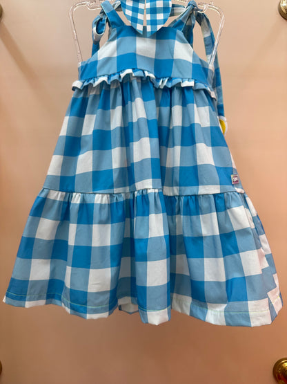 Vestido Infantil Lívia Est. Vichy Limão - Siri Kids