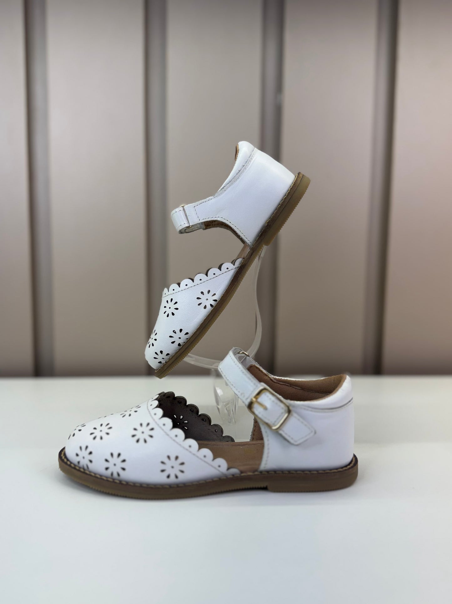 Sandália Infantil Crystall Branco - Gracia