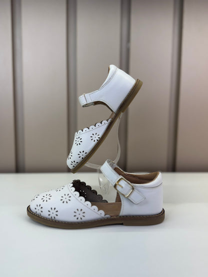 Sandália Infantil Crystall Branco - Gracia