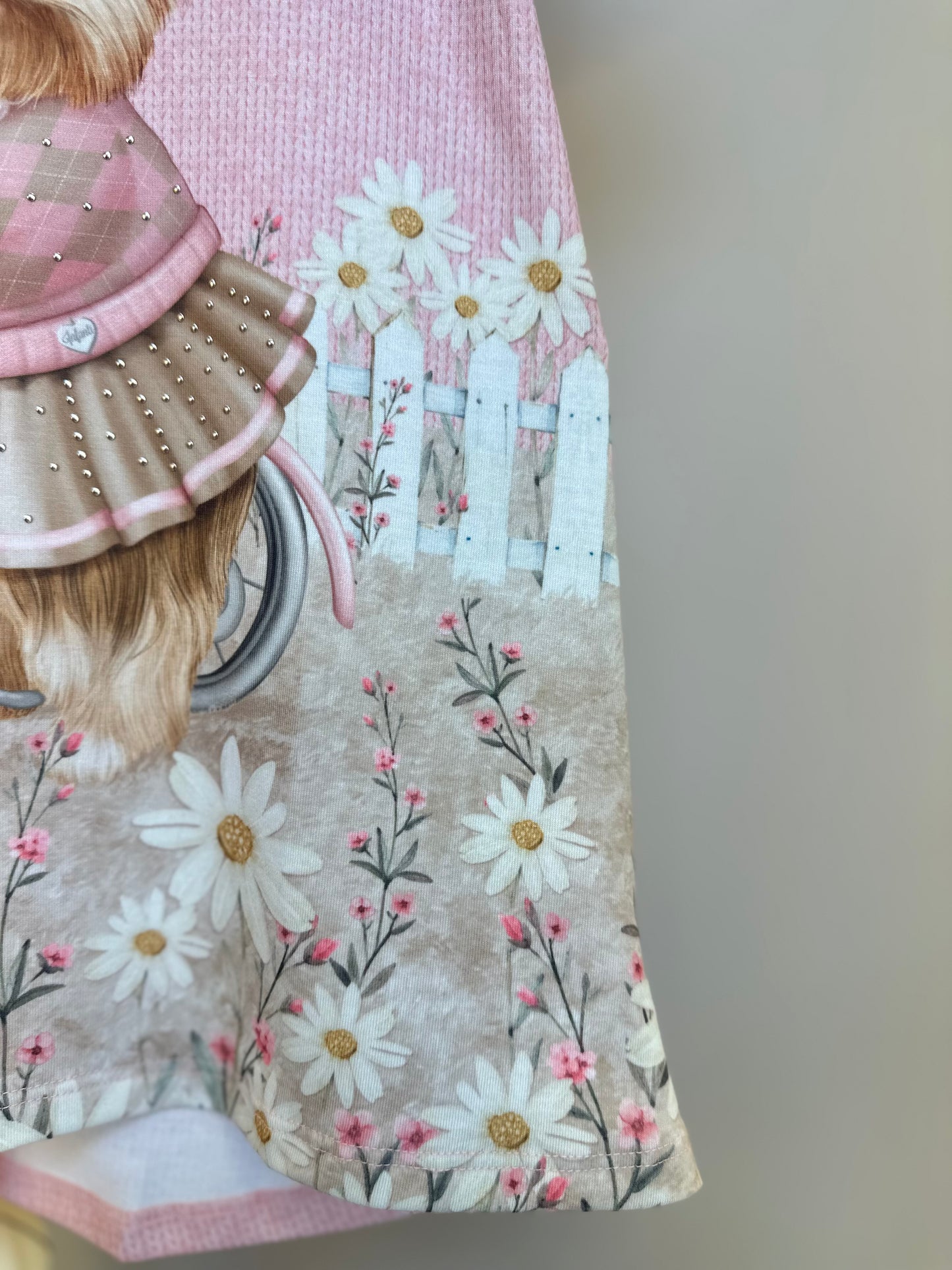 Vestido Infantil Algodão Fress Puppy On A Bike Rosa - Infanti