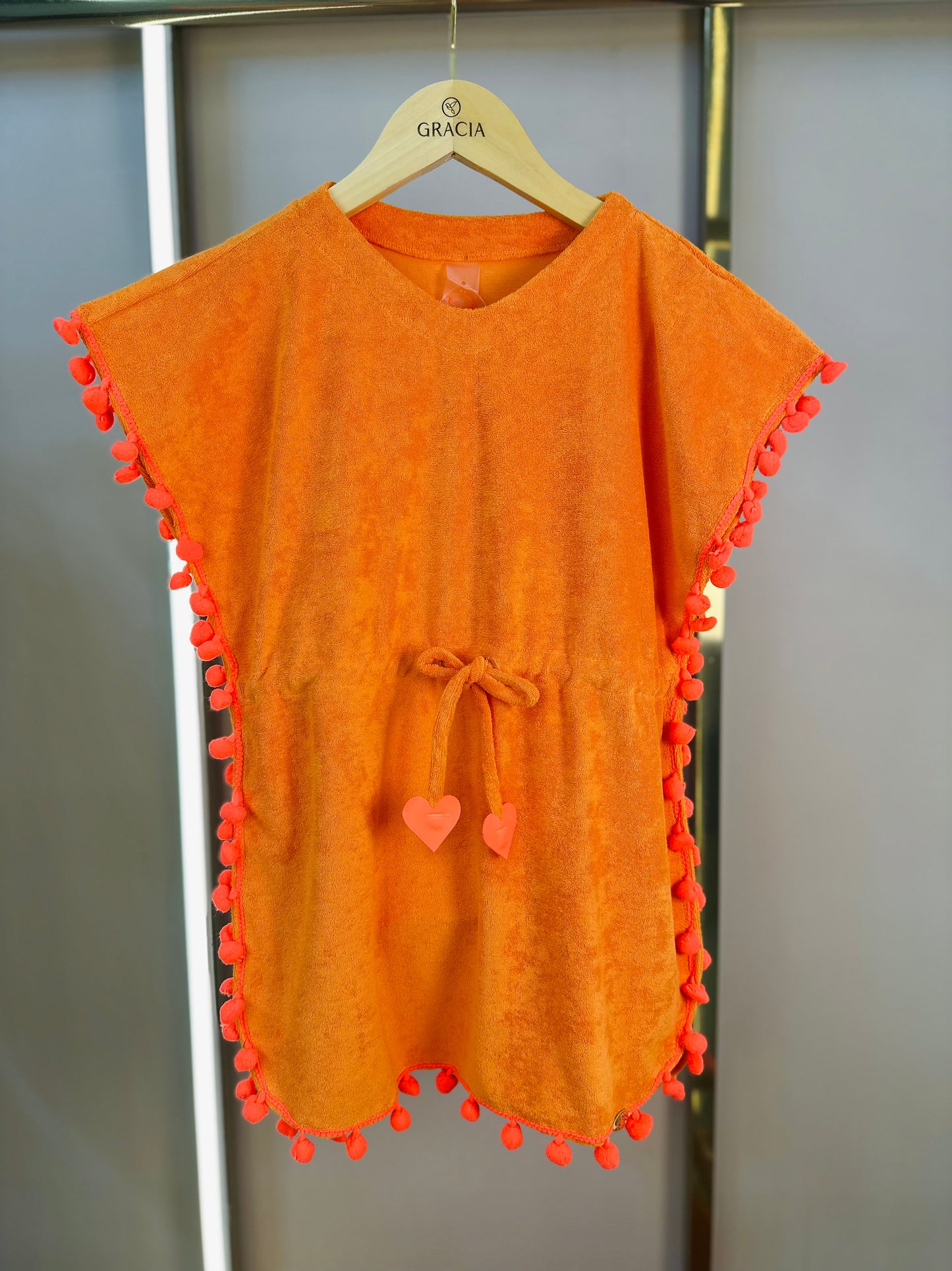 Roupão Infantil Linda Laranja - Siri Kids