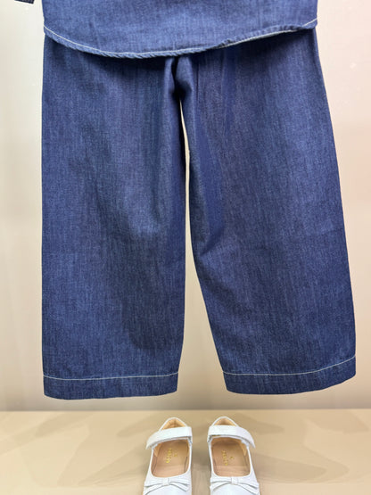 Conjunto Infantil Camisa e Calça Jeans & Cristais - Pituchinhus