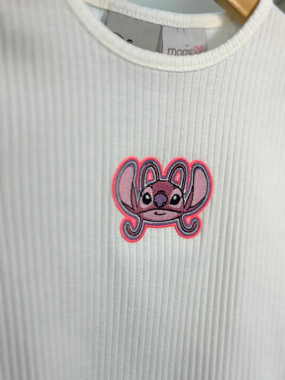 Blusa Infantil Patch Angel Off White - Momi
