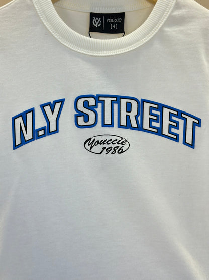 Conjunto Infantil Camiseta Pérola NY Street e Bermuda - Youccie