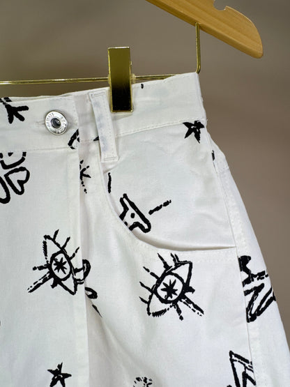Shorts-saia Teen Sarja Star Off White - Two In
