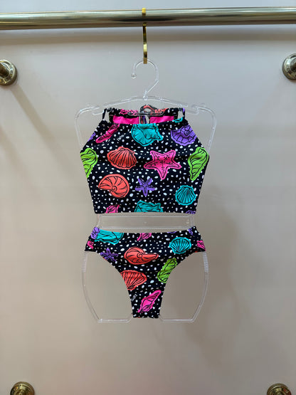 Biquíni Teen Cropped Bia Est. Shell - Siri Kids
