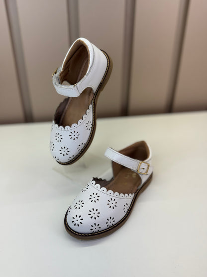 Sandália Infantil Crystall Branco - Gracia