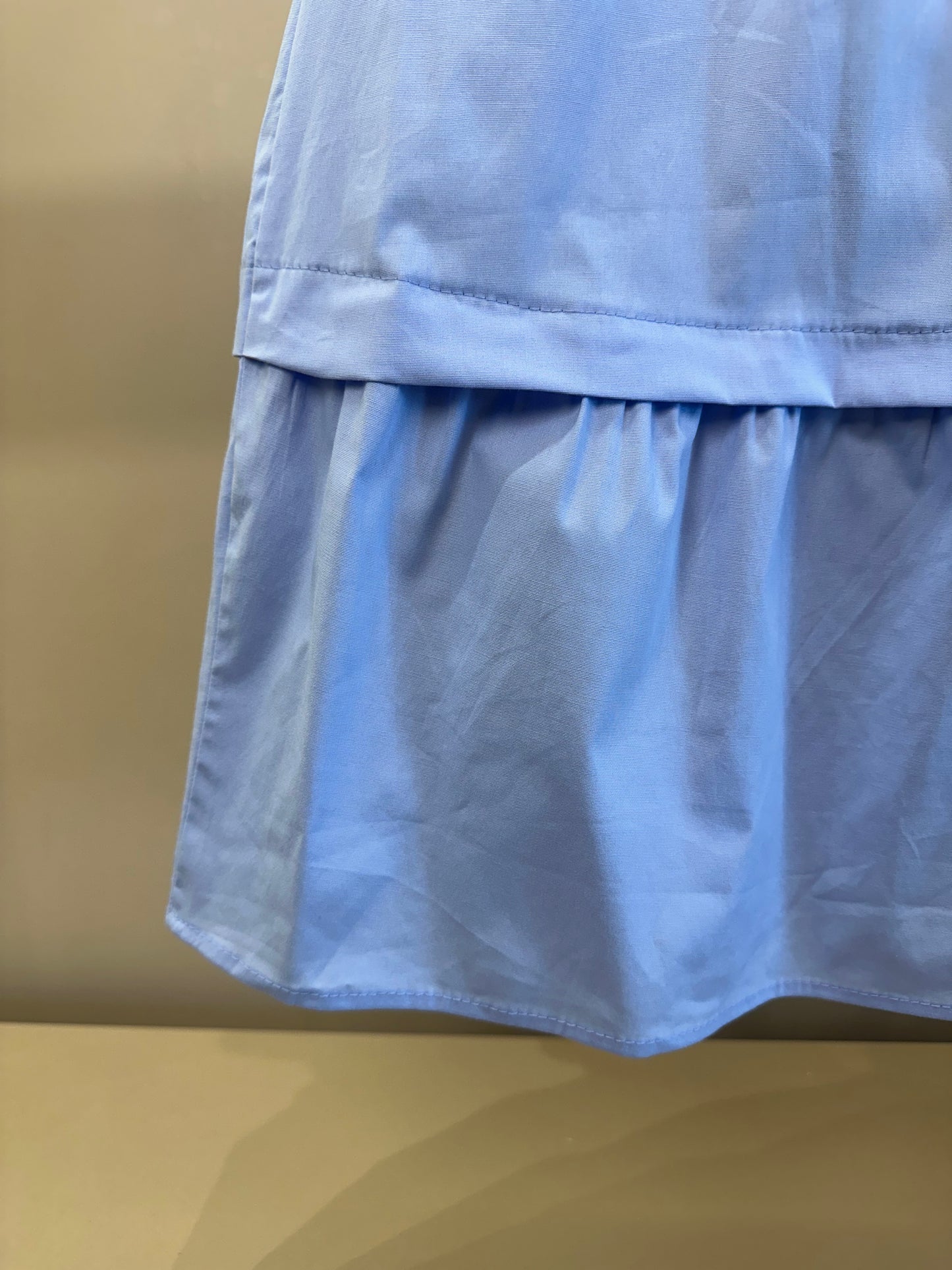 Vestido Teen Tricoline Azul - Vic Vick