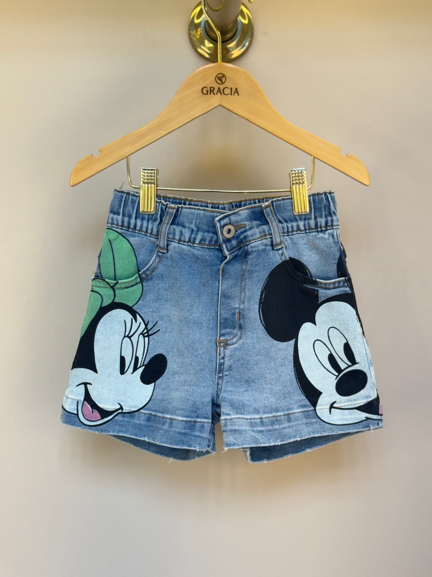 Shorts Infantil Minnie & Mickey Disney - Animê