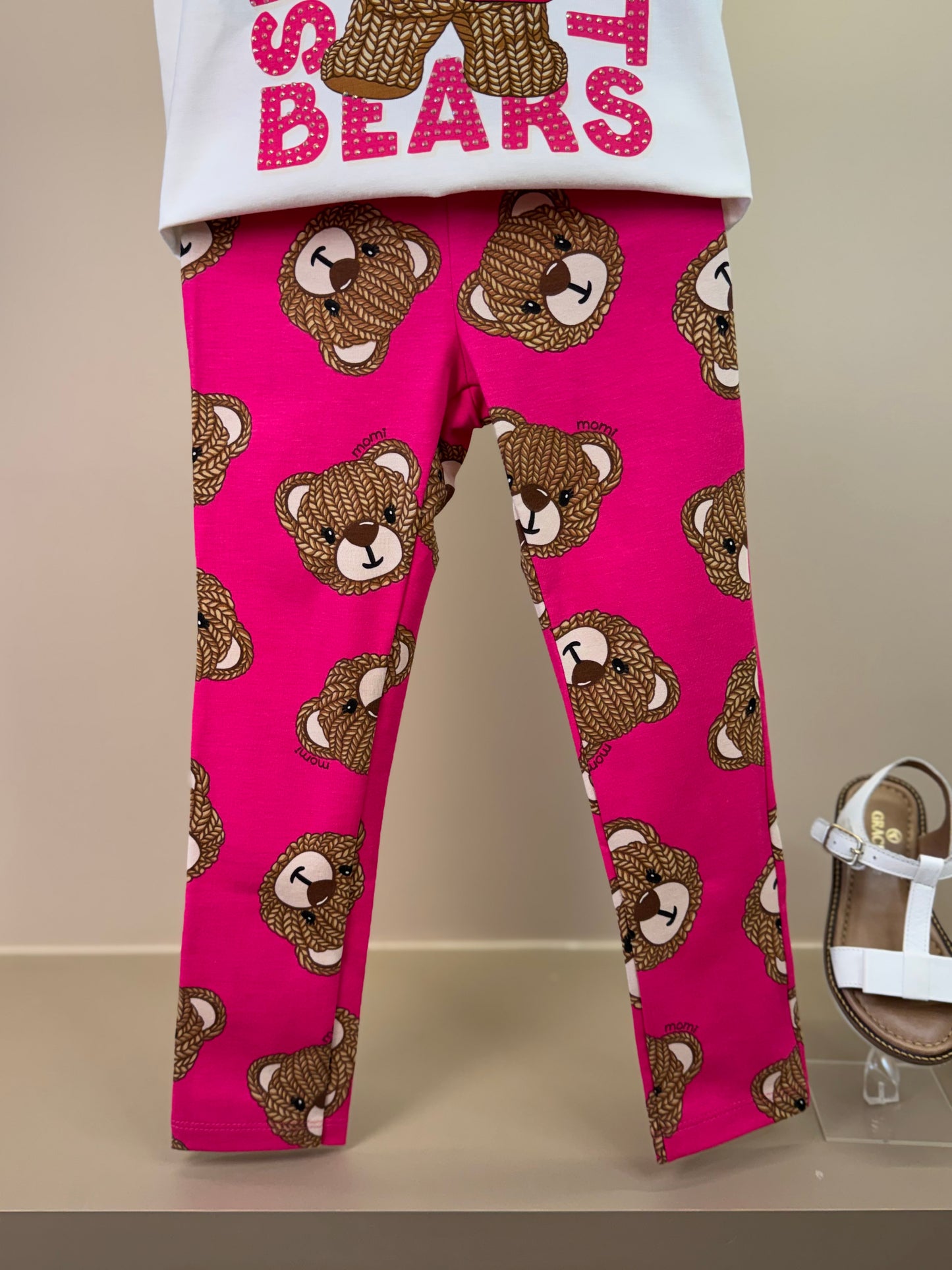 Conjunto Infantil Blusa Bears Sweets e Legging Estampa Bears - Momi