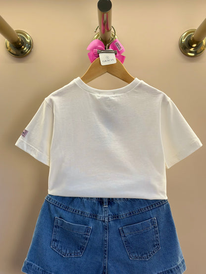 Blusa Infantil Ursinho Pooh Pérola - Momi Mini