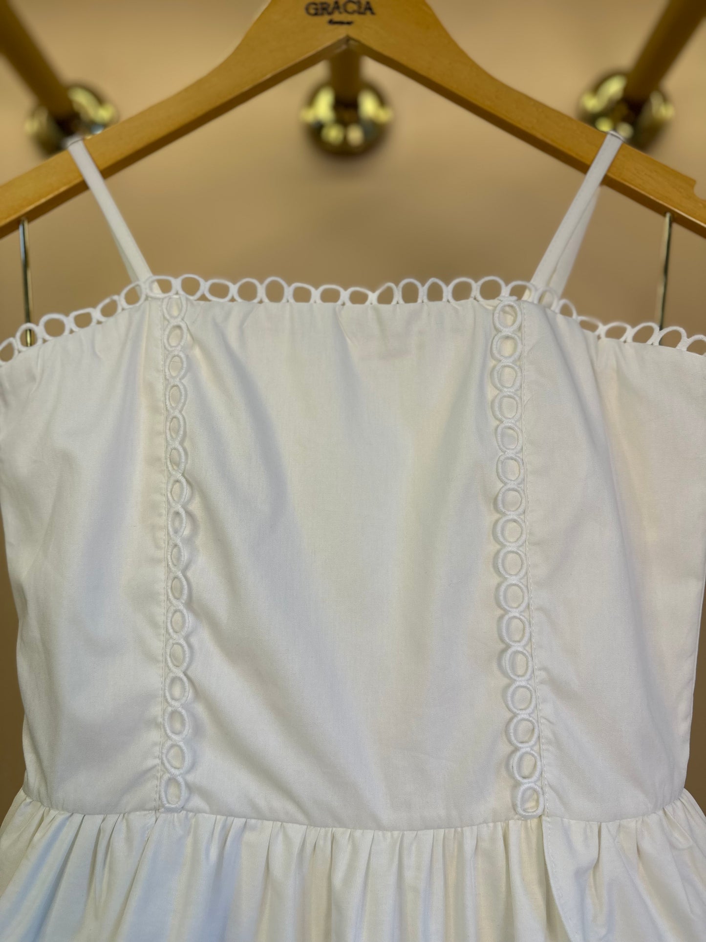 Vestido Teen Camadas Babados Off White - Two In