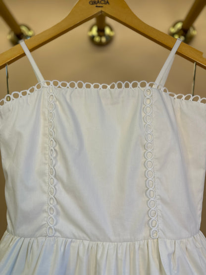 Vestido Teen Camadas Babados Off White - Two In