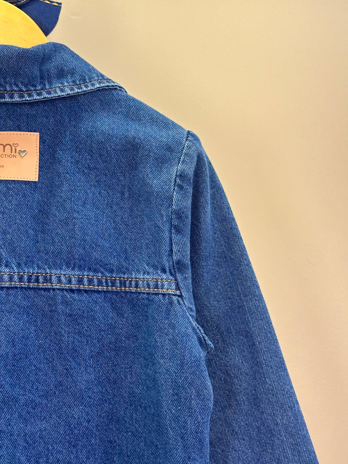 Jaqueta Infantil Jeans com Laços - Momi