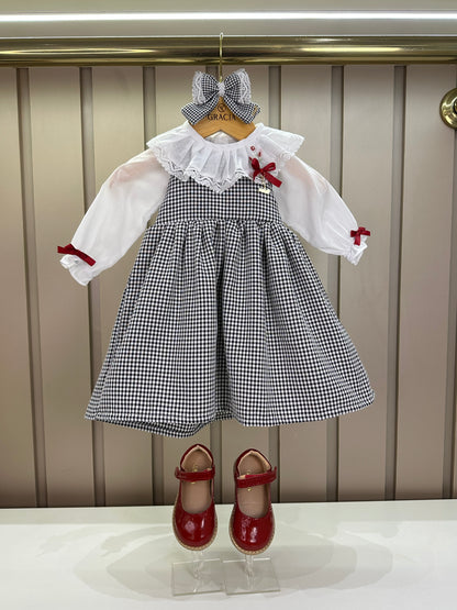 Vestido Bebê Pied Poule - Roana