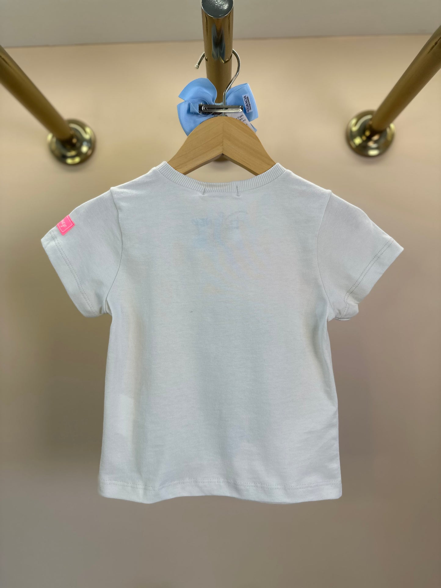Blusa Infantil Stitch Aloha Bege - Momi
