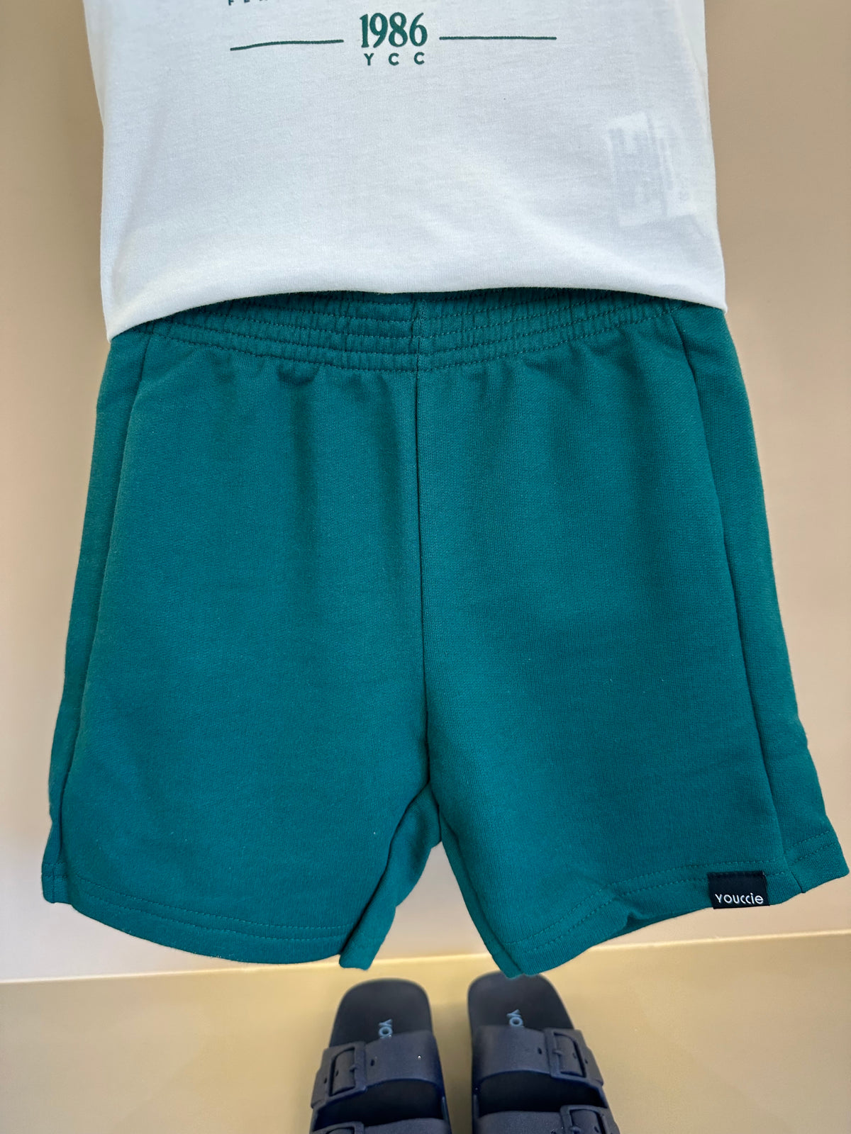 Conjunto Infantil T - Shirt Train Hard e Bermuda - Youccie