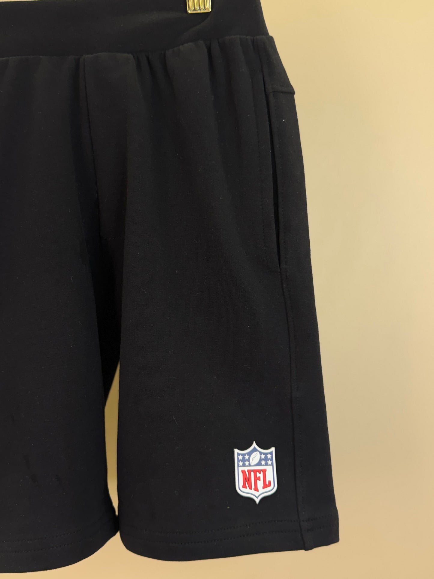 Bermuda Infantil Futebol NFL Preta - Dame