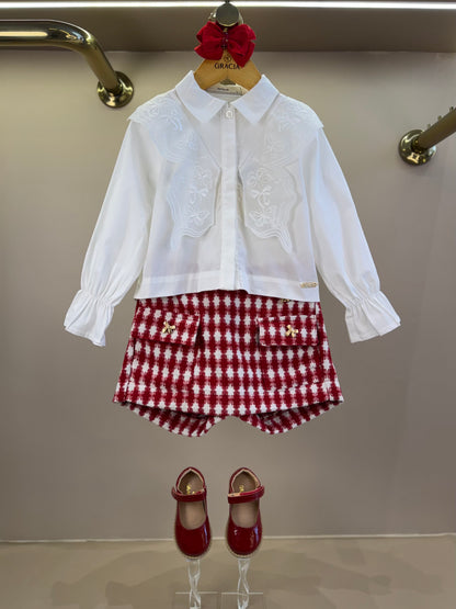 Camisa Infantil Conceito Borboleta Off White - Animê