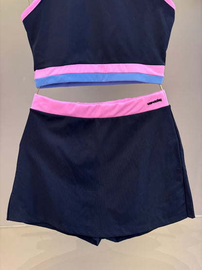 Conjunto Teen Top Cropped e Short-Saia - Vic Vick