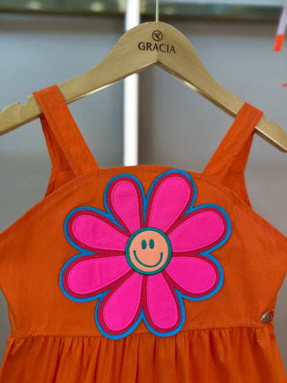 Vestido Infantil Manu Happy Flower - Siri Kids