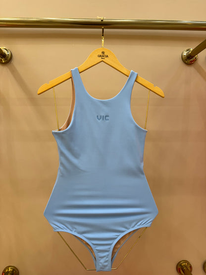 Maiô Teen UV50 Azul Angel - Vic Vick