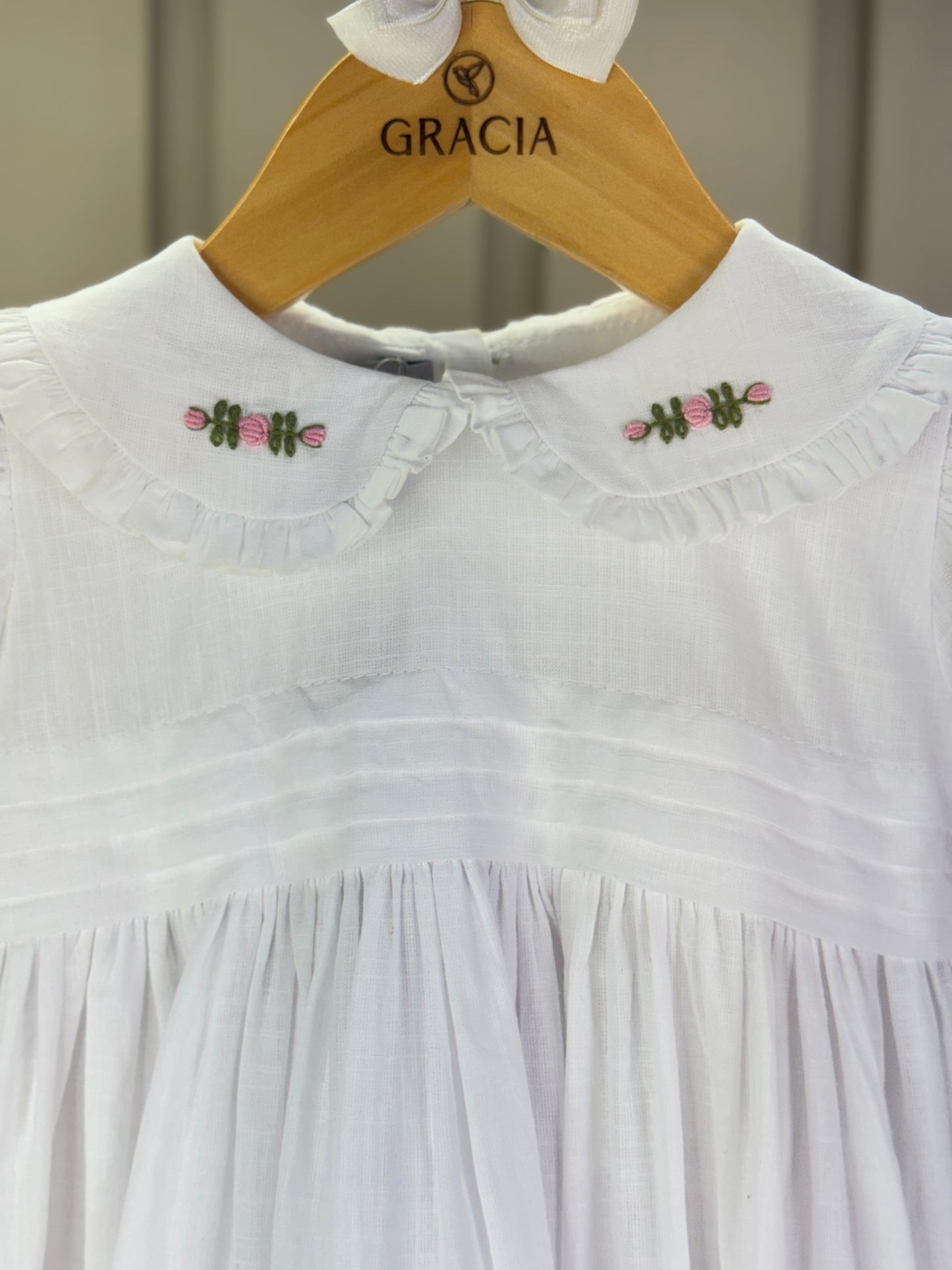 Vestido Bebê Daniela Branco - Gracia