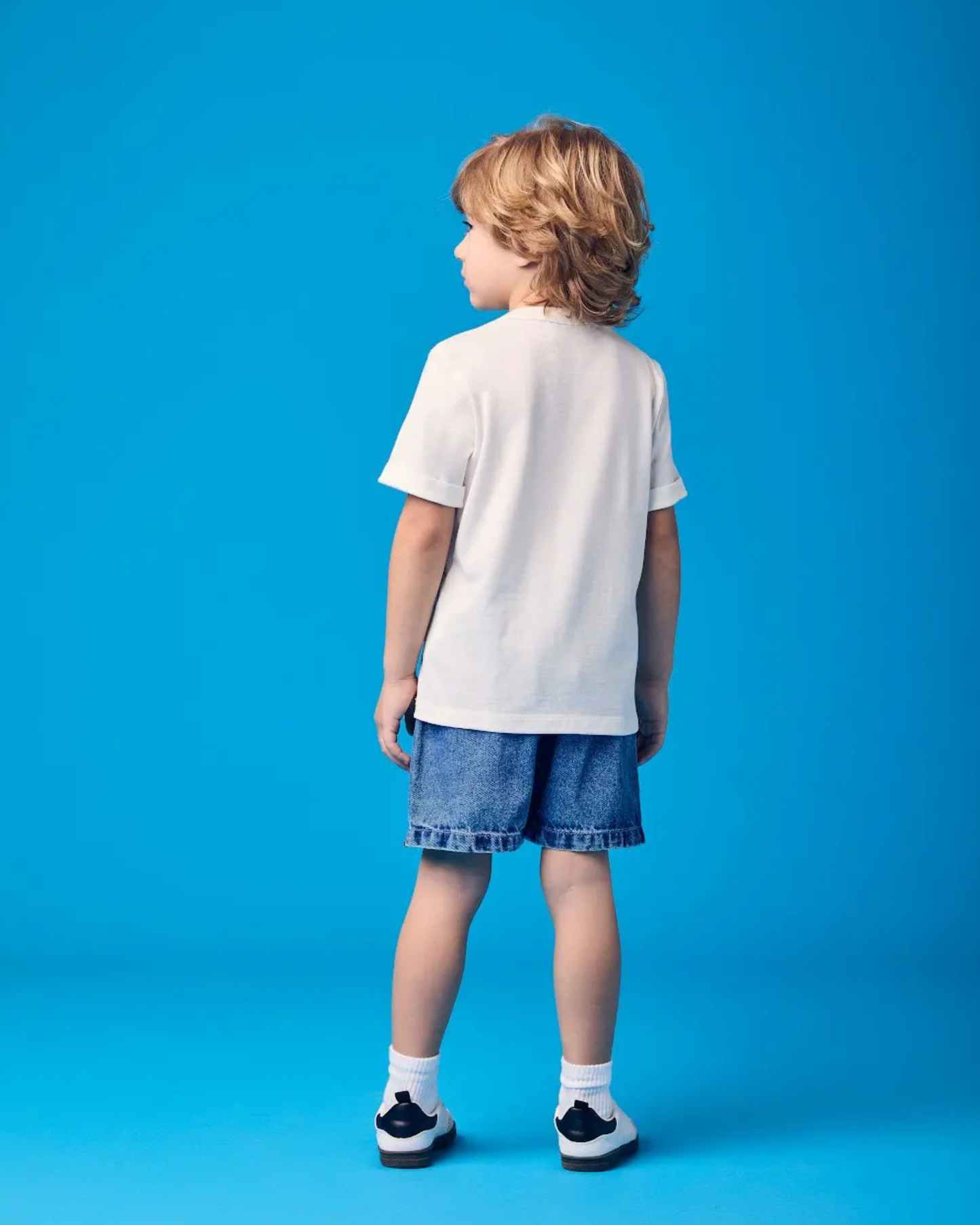 Conjunto Infantil T-Shirt e Bermuda Jeans - Youccie