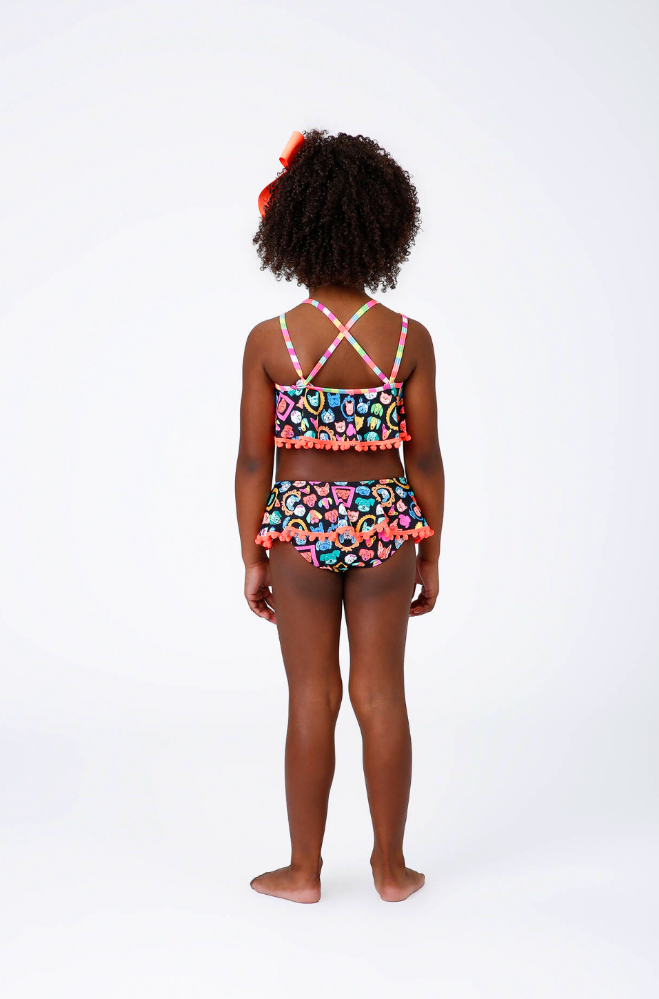 Biquíni Infantil Cropped Inter Lola Est Color Dog - Siri Kids