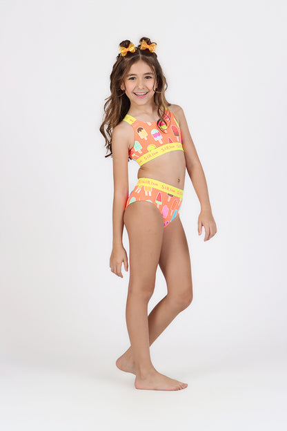 Biquíni Infantil Cropped Eduarda Picolé - Siri Kids