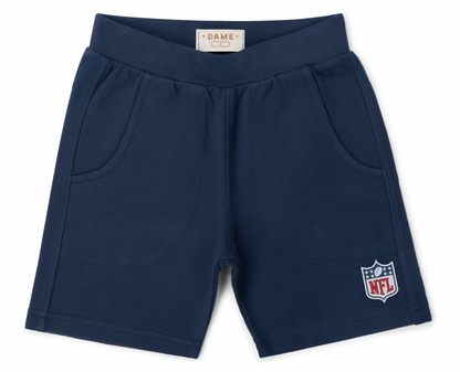 Bermuda Infantil Futebol NFL Patriots Marinho - Dame