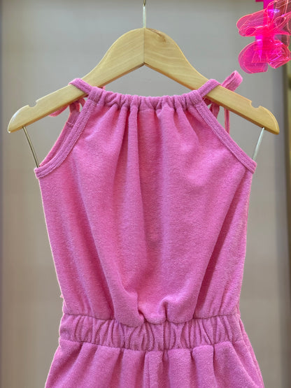 Macaquinho Infantil Tais Rosa  Claro - Siri Kids