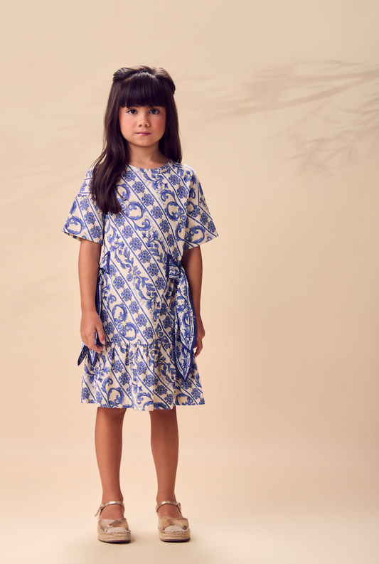 Vestido Infantil Flores DG - Animê