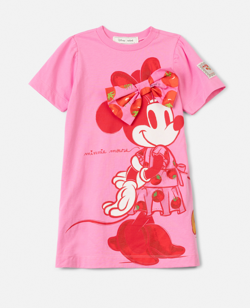 Vestido Infantil Minnie Estampa Tomate - Animê