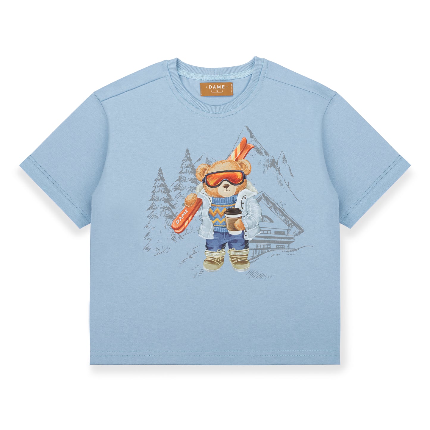 Camiseta Urso Ski Dame