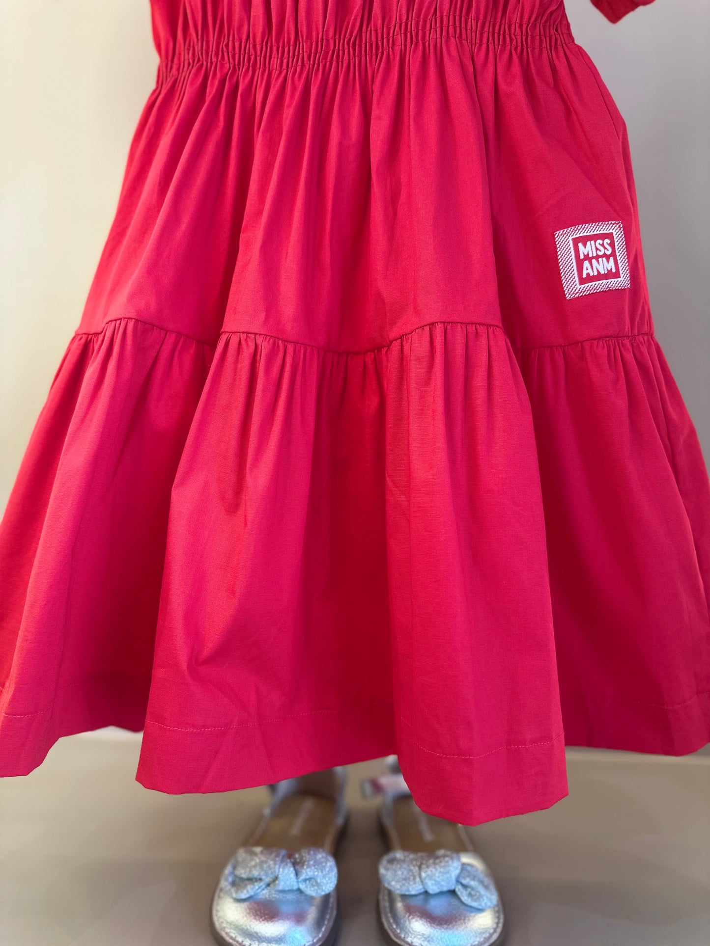 Vestido Infantil Malha Franzida Casual - Animê