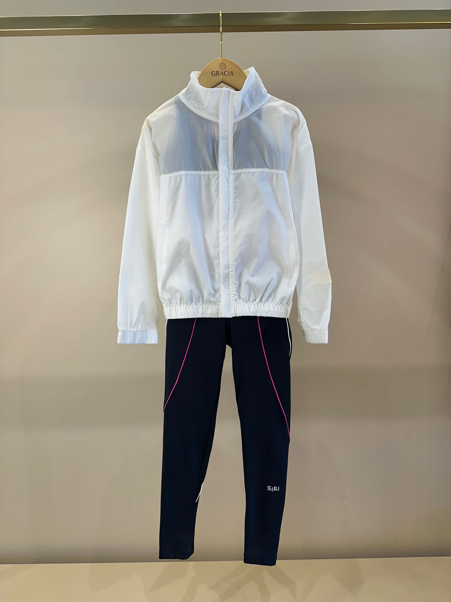 Conjunto Infantil Corta Vento Dani Tecnology e Legging Fuseau Lara Maxxi Diversão - Siri Sport