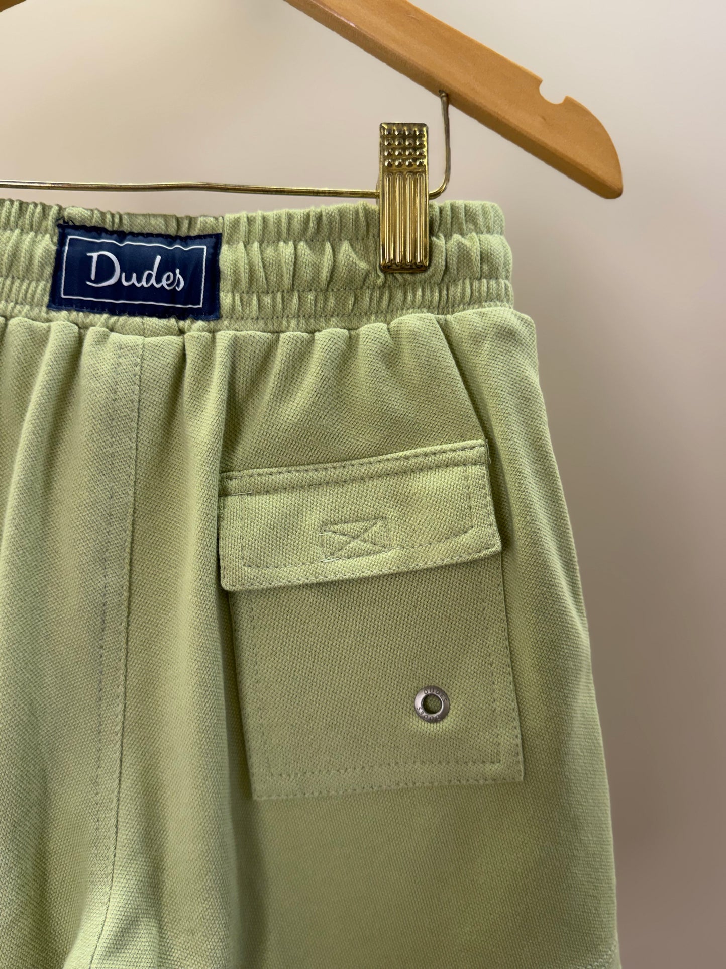 Shorts Infantil Piquet Cordão Verde - Dudes