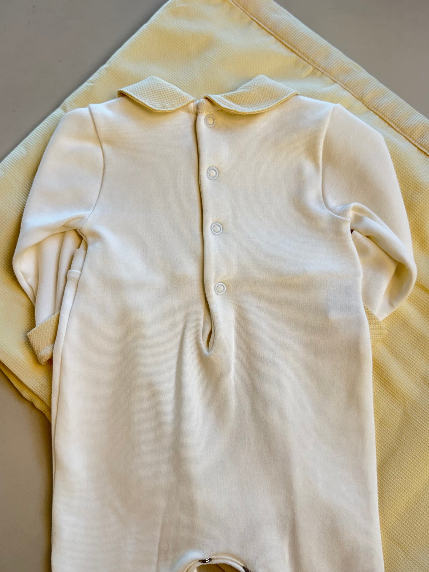 Saída de Maternidade Algodão Girafinha Amarelo - Roana