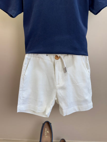 Camiseta Infantil Marinho Estampada Costas - Dudes